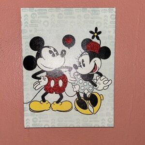 Disney Mickey and Minnie Art - Red, Yellow, Black, White